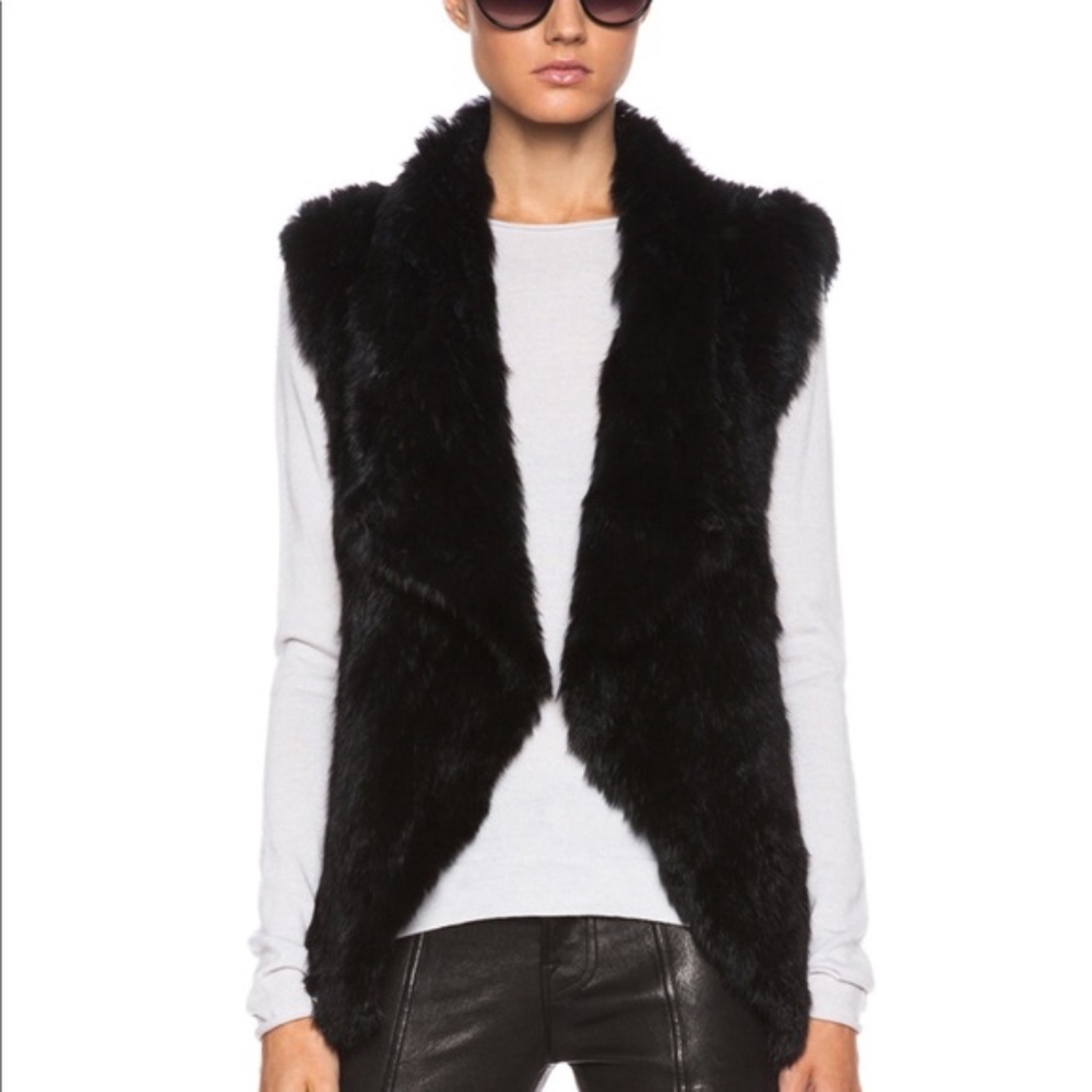 Nicholas Knitted Fur Vest
